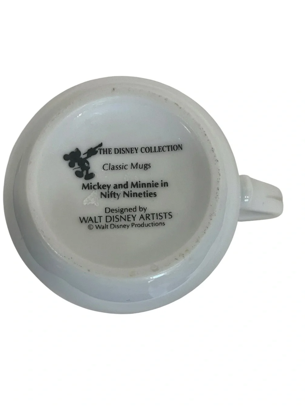 Vintage Mickey & Minnie in‎ Nifty Nineties classic Disney collection mug